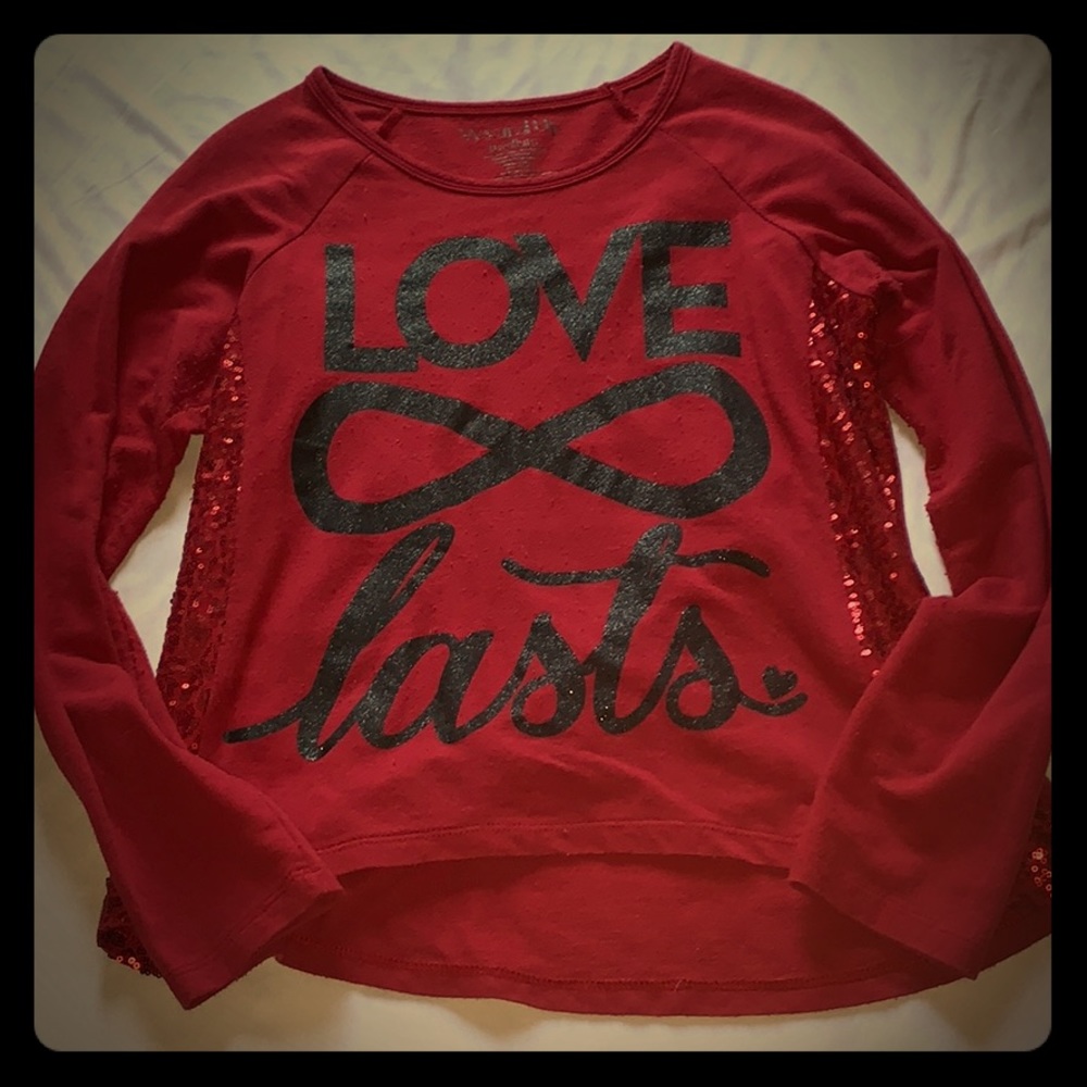 Love Lasts long sleeve shirt